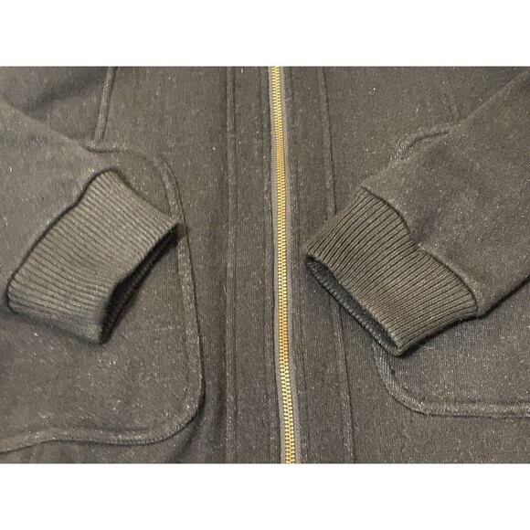 Bergans of Norway Myrull Lady Coat Black Wool Hooded Jacket Women's Large 1880 - Picture 7 of 16